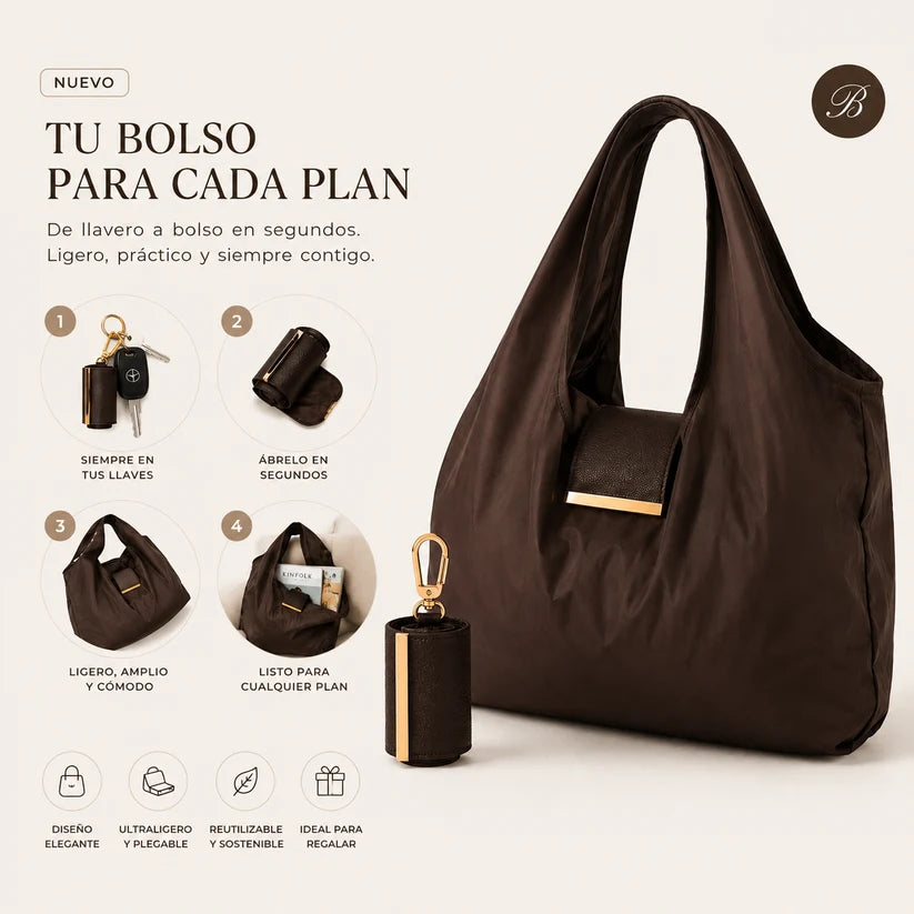 The Keychain That Turns Into a Bag