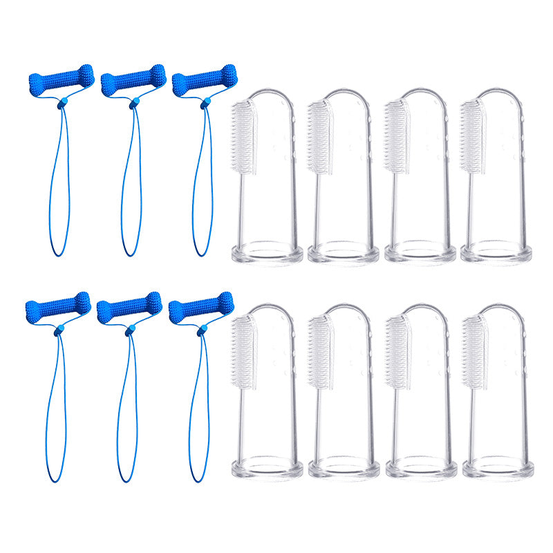 Buy 6 + 8 Free Finger Toothbrushes