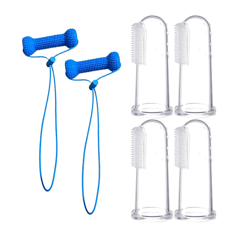 Buy 2 + 4 Free Finger Toothbrushes