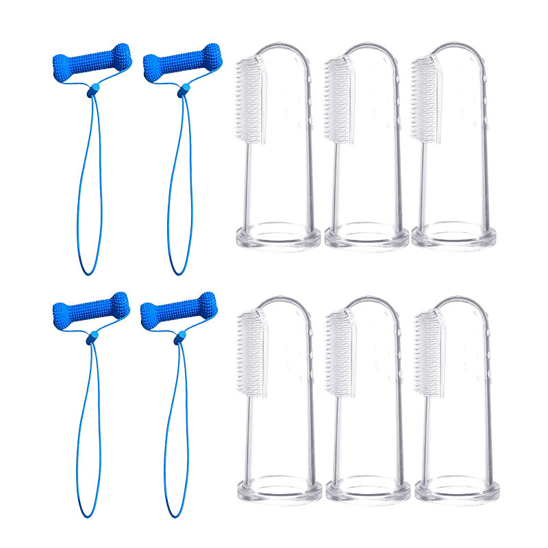 Buy 4 + 6 Free Finger Toothbrushes