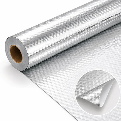 Peel & Stick Metallic Kitchen Cover for Countertops & Cabinets