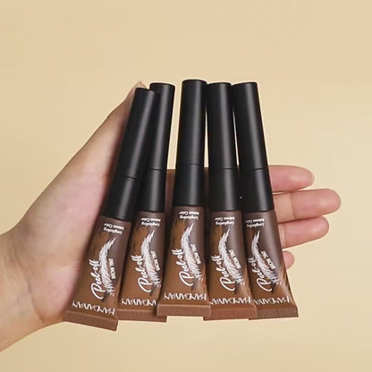HANDAIYAN Peel-Off Eyebrow Tint – Waterproof, Smudge-Proof Brow Gel with Brush, Long-Lasting Color, Available in 5 Shades